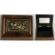 Damascene Gold Bird Wooden Jewelry Box MI7004BIRD
