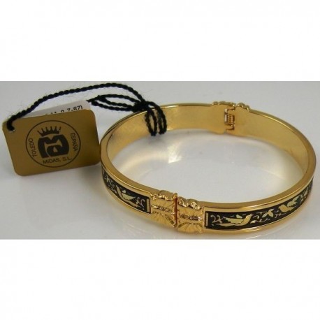 Damascene Gold Bird Bracelet style 2089