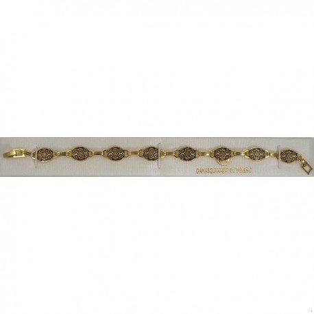 Damascene Gold Star of David Bracelet style 2023