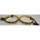 Damascene Gold Star Bracelet Oval Style 8003