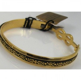 Damascene Gold Geometric Bracelet style 2081 