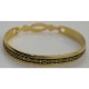 Damascene Gold Geometric Bracelet style 2092 