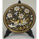 Damascene Gold and Silver Bird Round Decor Plate 8
