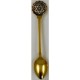 Damascene Gold David Star Decorative Spoon