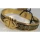 Damascene Gold Geometric Bracelet style 2077 