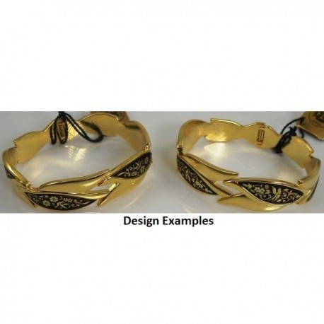 Damascene Gold Bird Bracelet style 2076