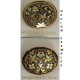 Damascene Gold Bird Oval Brooch style 2206