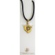 Damascene Gold Bird Flower Pendant style 8211