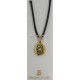  Damascene Gold Bird Rectangle Pendant style 8207