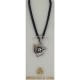 Damascene Silver Flower Pendant style 9211