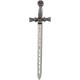 Miniature Templar Sword Silver