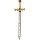 Miniature Templar Sword Gold