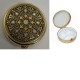 Damascene Gold Star Round Pill Box style 8505.5