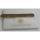 Damascene Gold Mens Tie Clip Star