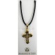 Damascene Gold Cross Chalice Pendant style 8240