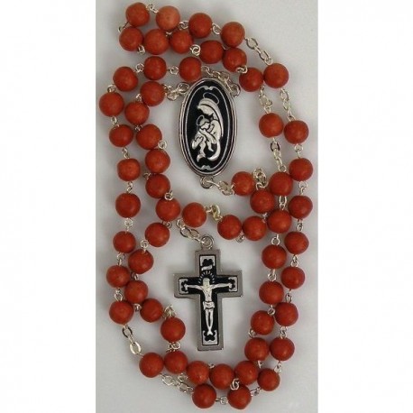 Damascene Silver Jesus Rosary