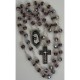 Damascene Silver Chalice Rosary Purple Beads