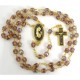 Damascene Gold Dove Rosary Purple Beads