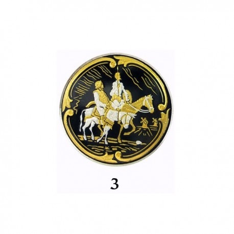 Damascene Don Quixote Collectible Dish