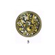 Damascene Nesting Birds Collectible Dish