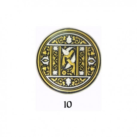 Damascene Widowbird's Dance Collectible Dish