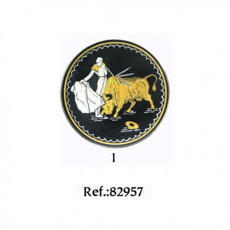 Damascene Matador Collectible Dish